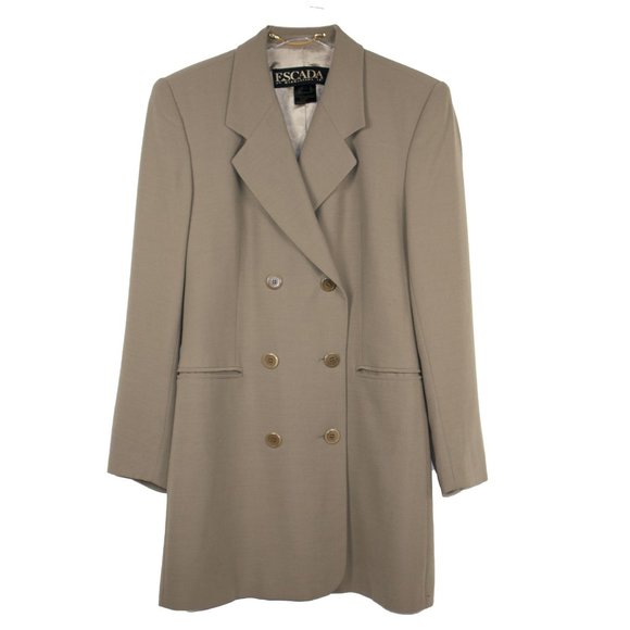 Escada Jackets & Blazers - Vintage Escada by Margaretha Ley Double-Breasted Coat Jacket